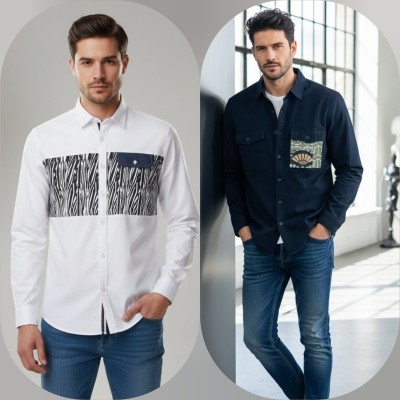 Combo Great Deal White & Navy