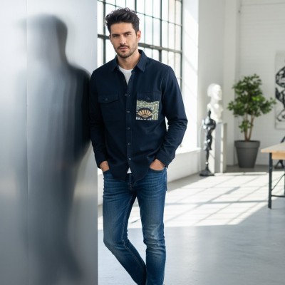 Men's Premium Shirt Dashing Navy