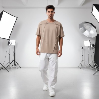 Metal Premium Drop Shoulder Acid Tan