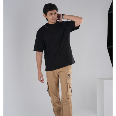 Metal Premium Drop Shoulder Black